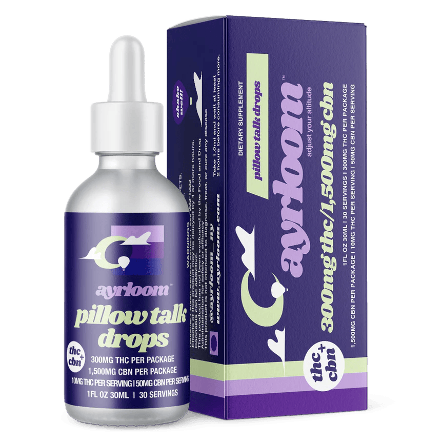 Ayrloom | Tincture Pillow Talk Drops 300mg Thc 1 500mg Cbn