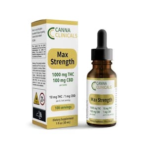 Canna | Clinicals Tincture Max Strength 10 1 Thc Cbd 1000mg Th