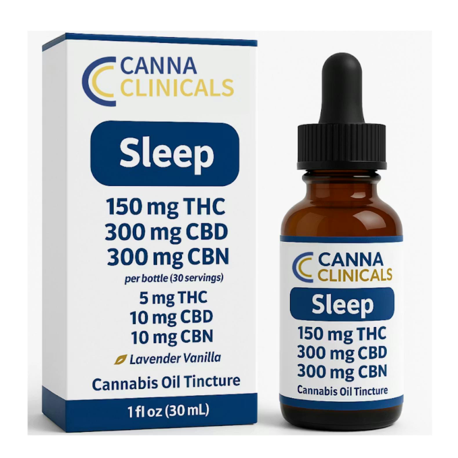Canna | Clinicals Tincture Sleep Lavender Vanilla 1 2 2 Thc Cb