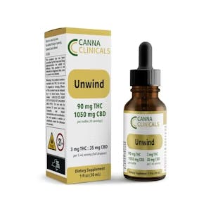 Canna | Clinicals Tincture Unwind 90mg Thc