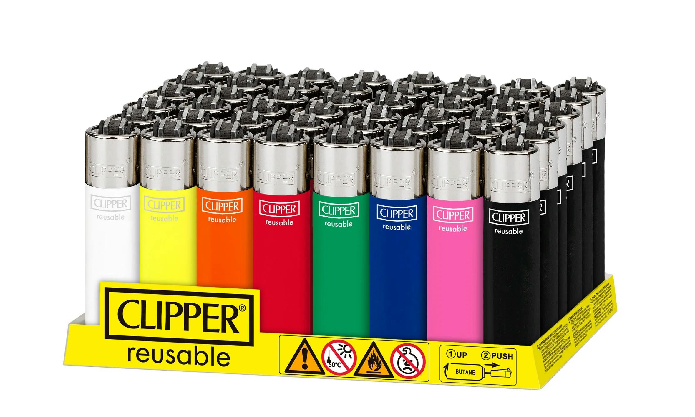 Clipper | Reusable Refillable Lighter Assorted Patterns