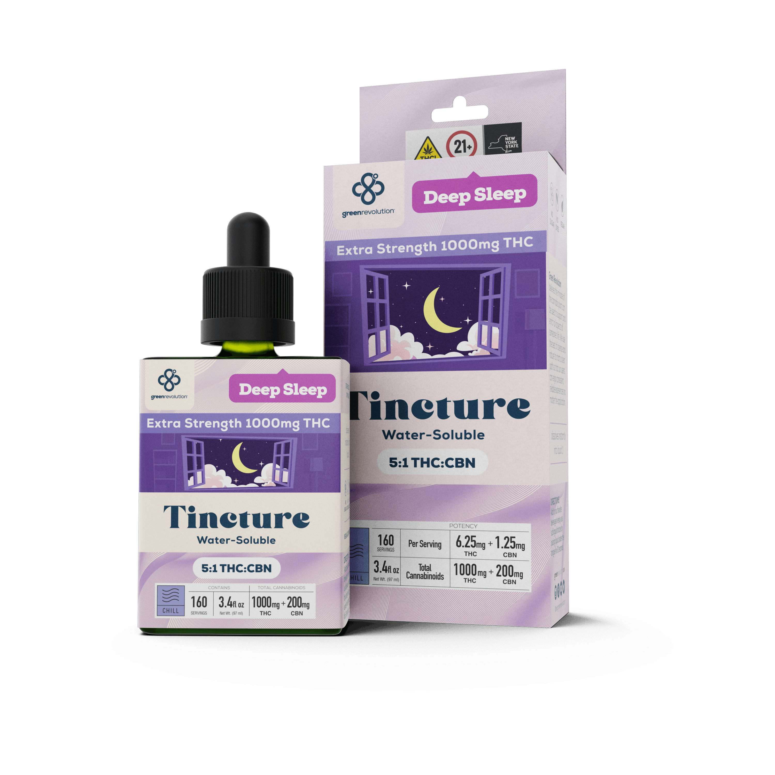 Green | Revolution Water Soluble Tincture Deep Sleep Extra Str