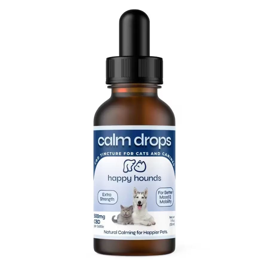 Happy | Hounds Tincture Calm Drops 500mg Cbd 30ml