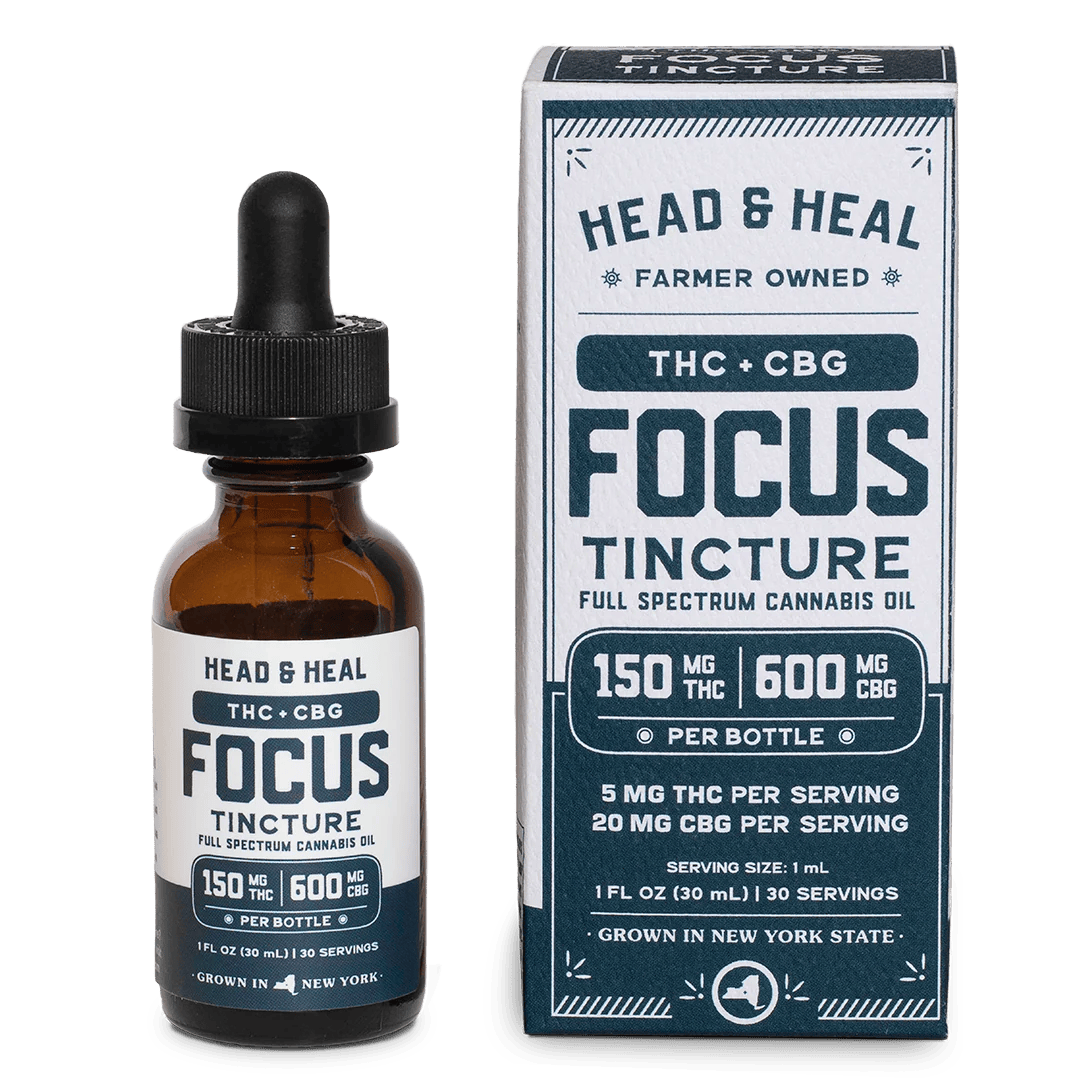 Head | Heal Tincture Focus 5 2 Thc Cbg 150mg Thc