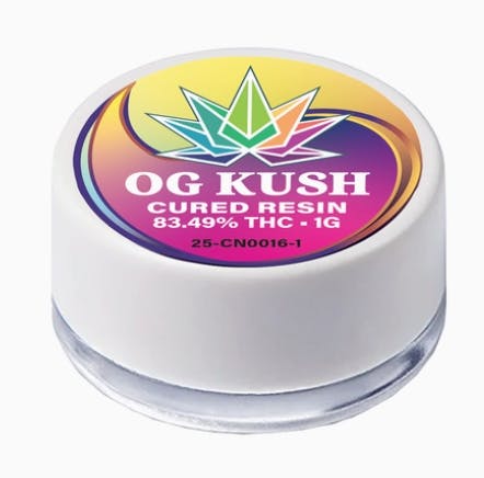 High Falls Canna | Cured Resin Og Kush Indica 1g
