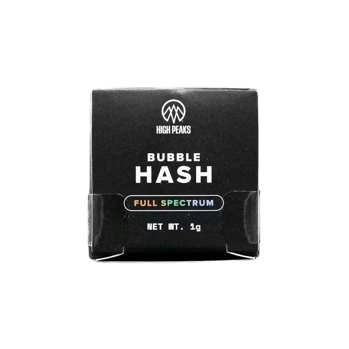 High Peaks | Concentrate Bubble Hash Bees Knees Full Spectrum