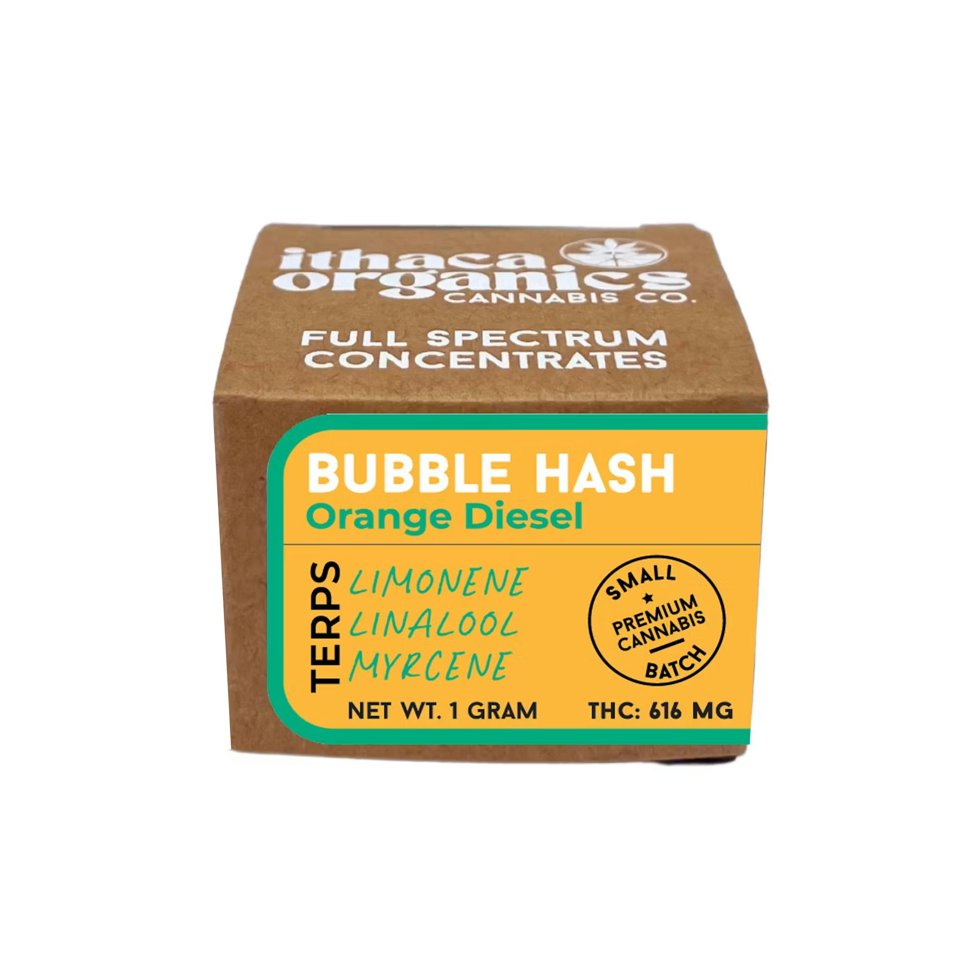 Ithaca | Organics Cannabis Co Concentrate Bubble Hash Orange D