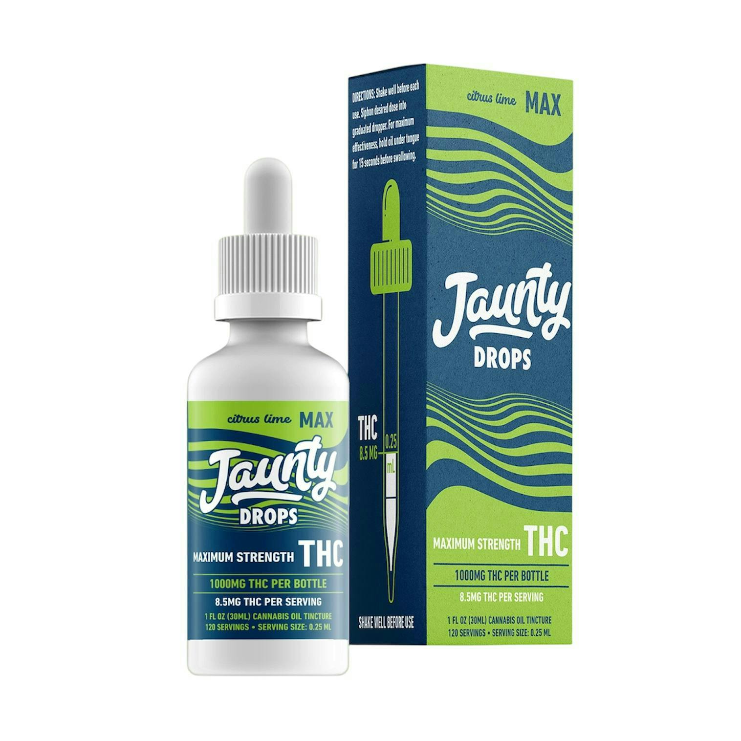 Jaunty | Tincture Max Citrus Lime 1fl 1000mg