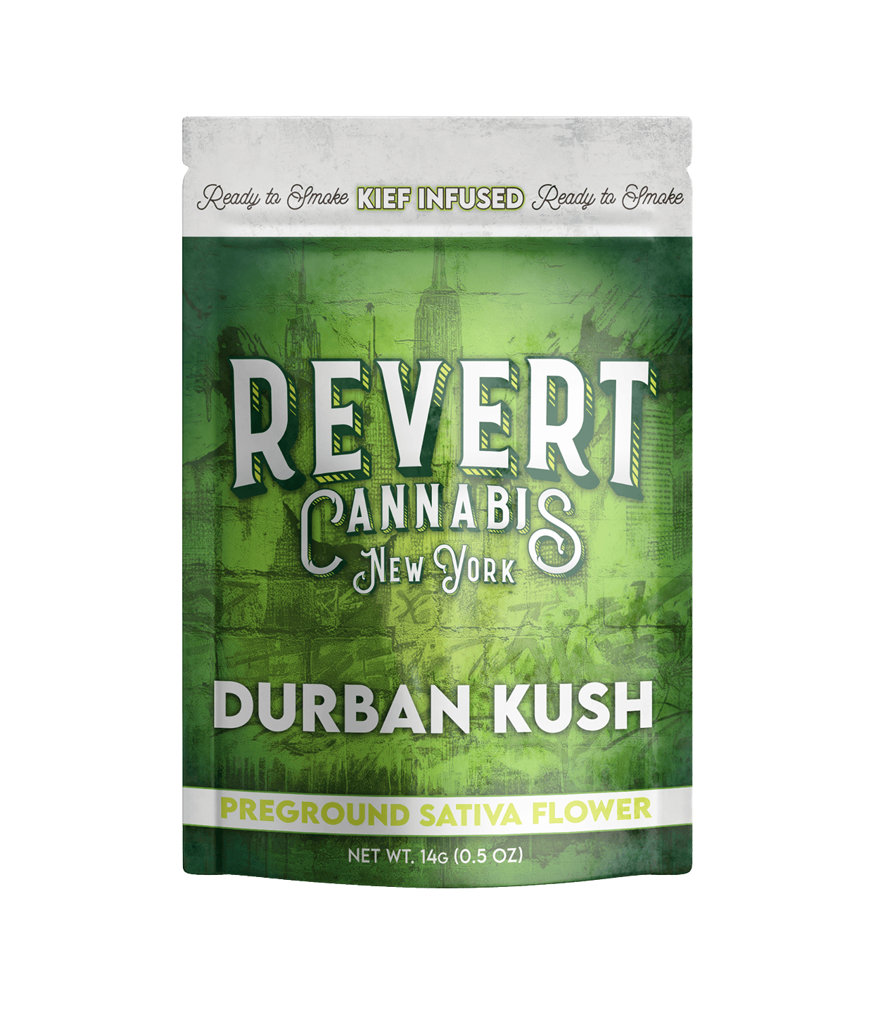 Revert | Kief Infused Pre Ground Flower Durban Kush Sativa 14g