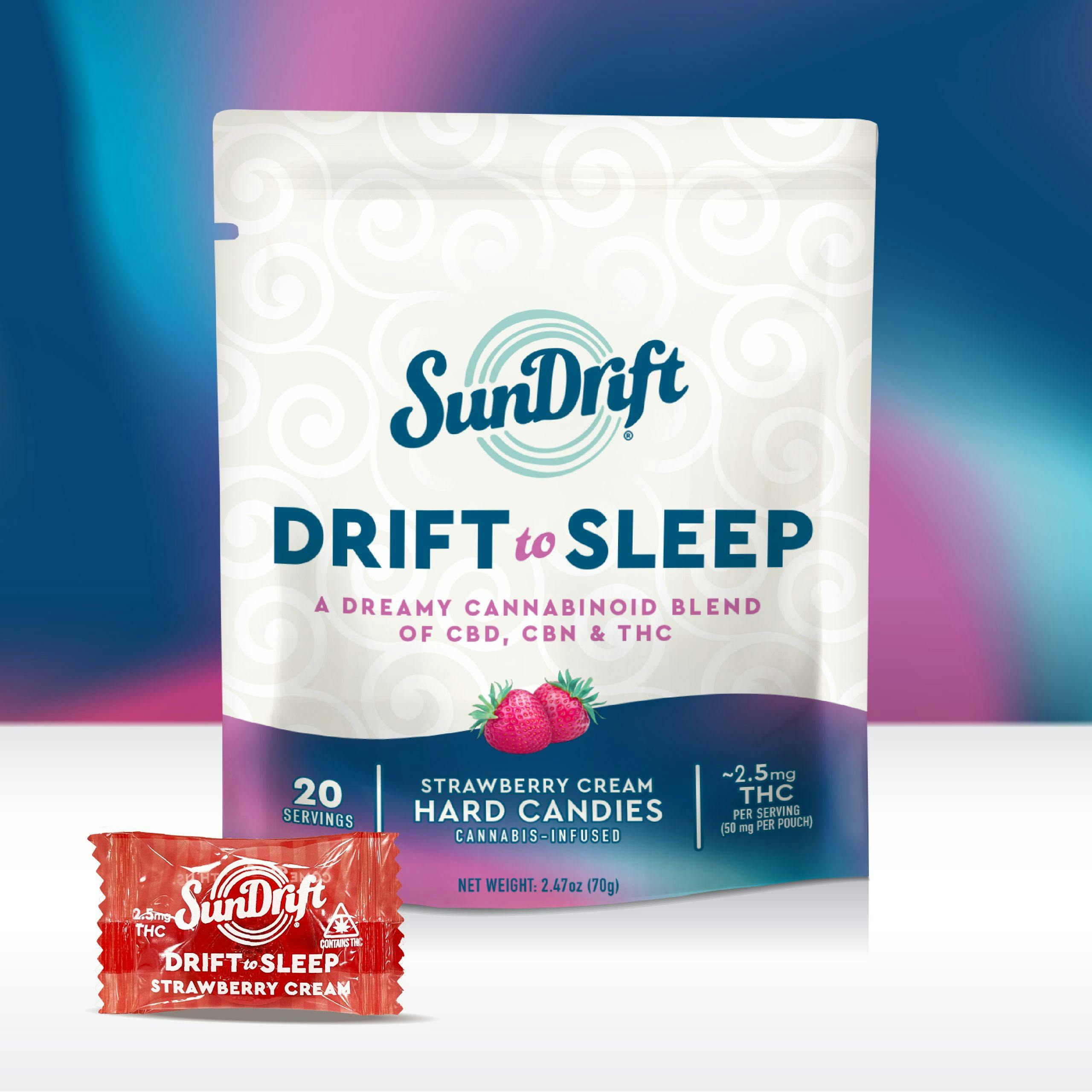 Sundrift | Hard Candies Drift To Sleep Strawberry Cream 20pk 5